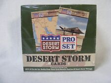 Pro Set 1991 - Desert Storm Military Trading Cards - New Unopened Sealed Vintage picture