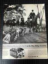 Vintage 1930s Cine-Kodak Movie Camera Print Ad picture