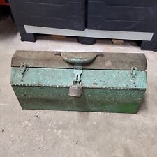 Vintage Tool Chest Green Speckled picture