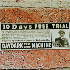 1915 Daydark Specialty Co - Post Card Machine - Original Antique Vtg PRINT AD picture