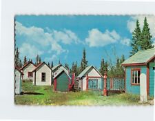 Postcard Indian Graveyard at Champagne Yukon Canada picture