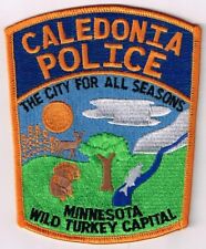 Caledonia Police, Minnesota patch - 