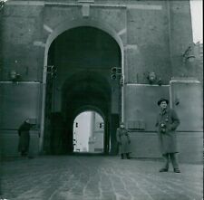 Visitors enter the Kremlin in Moscow, Russia on... - Vintage Photograph 4902616 picture