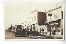 1929 Part of Business Section, Cresbard, South Dakota RPPC picture