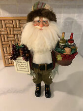 Karen Didion Crakewood Collection Santa Claus Wine Vest Santa 18