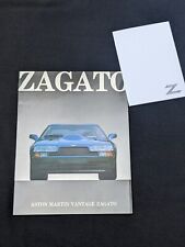 ASTON MARTIN VANTAGE 1986 Sales Brochure + Signed 1986 ZAGATO Christmas Card picture
