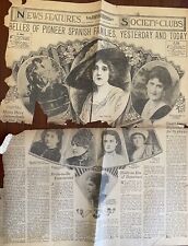 Los Angeles Examiner Newspaper 1922 Article Ads Women of Los Angeles picture