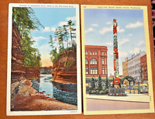 Lot Antique Unused Washington and Wisconsin  Postcards picture
