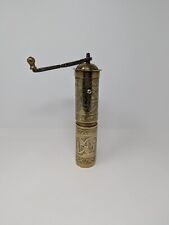Vintage Ottoman Turkish Brass Manual Coffee Grinder Mill Handle  picture