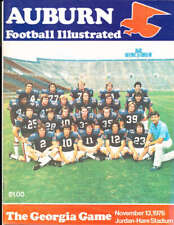 11/13 1976 Georgia vs Auburn Football Program em bx7 picture