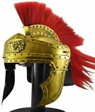 Medieval Roman Imperial Guard Praetorian Helmet With Red Plume Costume picture