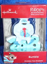 Hallmark Rudolph Red-Nosed Reindeer Bumble Christmas Tree Ornament Red Box 2018 picture