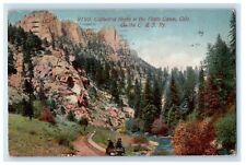 1914 Cathedral Rocks Platte Canon CS Ry Colorado Vintage Posted Antique Postcard picture