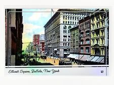 Ellicott Square, Buffalo, New York 1905 Holographic Silver Postcard GleeBeeCo picture