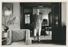 Vintage 1958 Gentleman in Elegant Living Room Collectible Photographic Image 185 picture