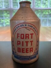 Fort Pitt Beer, CR CT IRTP TO, Good Empty Barn(?) Can, Dent and Hole picture