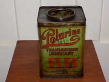Vintage Polarine Transmission Lubricant 190 Pound Empty Can picture