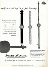 Rare 1950s Vintage Jaeger Le Coultre Watch Photo Art Print Ad r picture