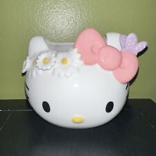 New HELLO KITTY Blue Sky Ceramic Planter With Daisy Flowers and Butterfly Detail picture