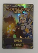 Minecraft Dungeons Arcade Series 3 (#110 Hero: Sven) FOIL Card picture