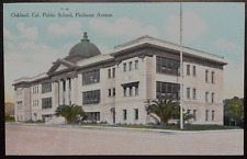 Vintage Postcard 1907-1915 Oakland Public School, Piedmont Avenue, California CA picture