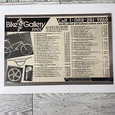 Print Ad Bmx Bike Gallery 1980s Vintage Prices Art Kuwahara Gt Price Order picture