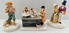 Lot of 3 Sebastian Miniatures Figurines Corner Drug Store Victorian Couple Jimmy picture
