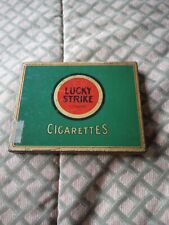 Vintage Lucky Strike It's Toasted Metal Tin Cigarettes Box picture