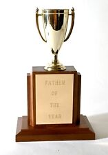 Father’s Day Father Of The Year Trophy Gifts For Dad 9 1/4 inches tall picture