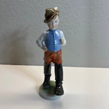 Herend Figurine Little Tom Thumb Porcelain Boy Vintage Hand Painted Hungary  picture