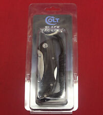 Colt Firearms Factory Black Tac Lock Knife CT728 picture