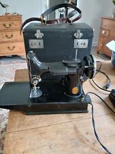 Vintage Singer Featherweight Portable Sewing Machine 221-1 w/Case Video Working picture