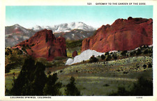 Postcard Gateway to the Garden of the Gods, Colorado Springs, Colorado picture