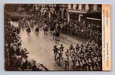 c1919 WWI Postcard French Army Brussels Victory Parade July 22 1919 picture