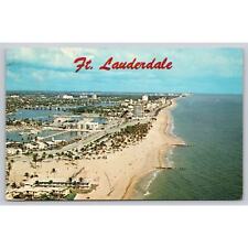 Postcard FL Fort Lauderdale Airview Of The Venice Of America picture