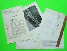ca 1955 JAMES YOUNG R-R PHANTOM V CUSTOM DESIGN ARCHIVE FILE BROCHURE Photo Card picture