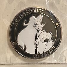 Lady Death / Zombie Tramp Black Challenge Coin * Limited to 100 * KSer Sold Out picture