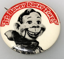 It’s Howdy Doody Time Television TV Show Puppet Vintage Button Pin Pinback picture