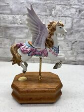 Westland Designs Carousel Collection Rotating Carousel Horse Winged Pegasus vtg picture