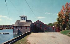 Postcard ME Kennebunkport Maine The Olde Grist Mill Chrome Vintage PC H5432 picture