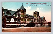 Oakland CA-California, Key Route Inn, Advertising, Antique Vintage Postcard picture