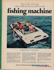Magazine Ad - 1970 - Evinrude Sport Fisherman Boat picture
