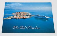 Vintage Postcard Views From Nesbar Bulgaria Black Sea Cruise Ship Island City P2 picture