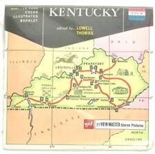 KENTUCKY STATE TOUR SERIES 3d View-Master 3 Reel Packet  NEW SEALED Map Cover picture