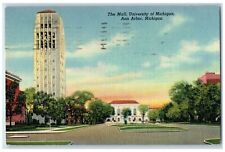 1950 Exterior Mall University Michigan Ann Arbor Michigan MI Vintage Postcard picture