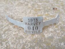 ---1973 Harvey North Dakota bicycle license #040 picture