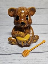 Vintage Ceramic Bear w/ Honey Pot Jar - Taiwan - 5.5