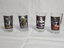 *LOT OF 4* 2013 Pint Glass Lucasfilm Vandor Star Wars Collectors Cups  picture