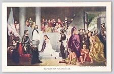 Postcard Jamestown Exposition Expo 1907 Pocahontas Baptism Antique Unposted picture