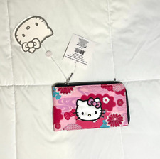 HELLO KITTY WALLET New/w Tag Pink Multi-compartment Adorable Wallet Silky Fabric picture